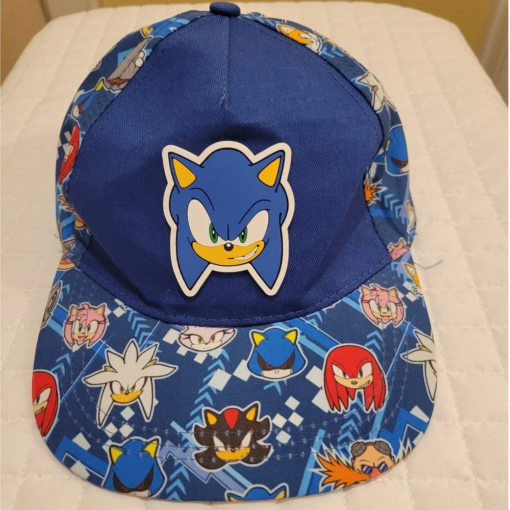 Sega Sonic the Hedgehog Baseball Hat Tails Knuckles Amy Rose Shadow Blaze Silver
